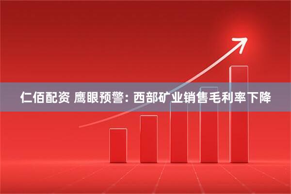 仁佰配资 鹰眼预警: 西部矿业销售毛利率下降