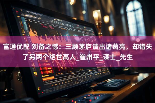 富通优配 刘备之憾：三顾茅庐请出诸葛亮，却错失了另两个绝世高人_崔州平_谋士_先生